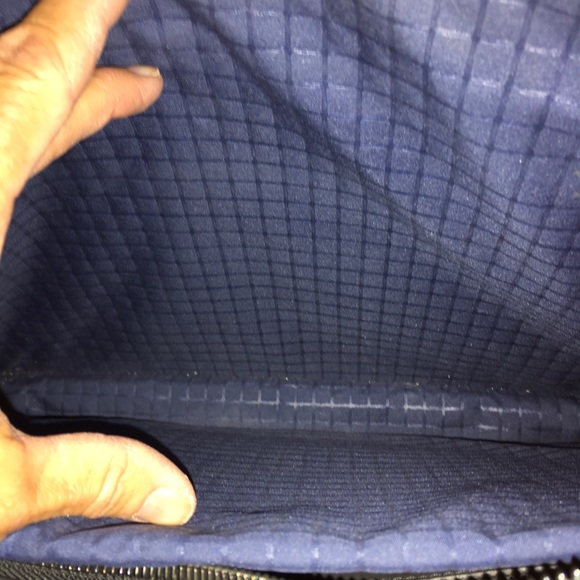 Tumi Bag-Gates Slim Messenger Leather/Canvas Laptop Bag - Picture 9 of 14